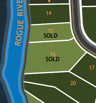 River Bluffs Lot Diagram