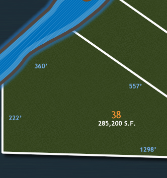 River Bluffs Lot Diagram