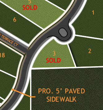 River Bluffs Lot Diagram